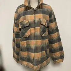 90sヴィンテージ Baronet ウール80裏ボアオンブレチェック