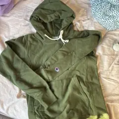 Champion Reverse Weave パーカー M オリーブグリーン