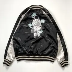 【美品】ブルーハムハム スカジャン スペース ハムスター ブラザーズ LLサイズ