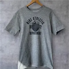ナイキ NIKE カレッジロゴ Tシャツ M 霜降りグレー カレッジロゴ　古着