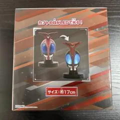 ぱ*だ様 仮面ライダーカブト　BIGサイズソフビ　マスクディスプレイ