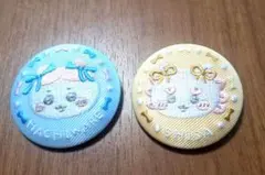 ちいかわ 刺繍缶バッジ2 くりまんじゅう シーサー セット - メルカリ