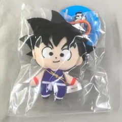 ドラゴンボール プラフックつきChibiぬいマスコット 孫悟空 少年期