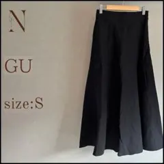 ◇美品◇GU｜リネンブレンドフレアスカート