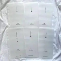 バインダー 貯金 リフィル A6 家計　韓国 saving 1week