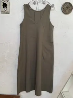 美品◆クレッシェント　アシンメトリー　ジャンパースカート　ロング丈