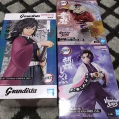 鬼滅の刃　冨岡義勇　胡蝶しのぶ　童磨　フィギュアセット