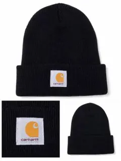 Carhartt ニット帽 ビーニー ブラックのサムネイル
