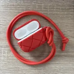 airpods pro ケース Bottega レッド ストーン ネイビー - メルカリ