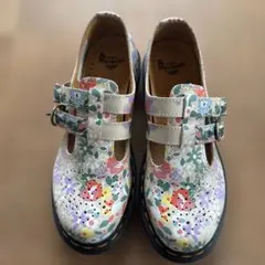 Dr.Martens メリージェーン 限定8065 花柄 ブラック - メルカリ
