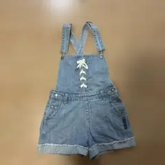 LOVE TOXIC オーバーオールショートパンツ