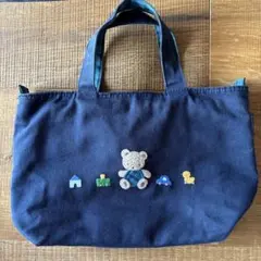 【familiar】マザーズバッグ デニムバッグ ファミリア 廃盤品 肩掛け familiar】マザーズバッグ デニムバッグ ファミリア 廃盤品 肩掛け