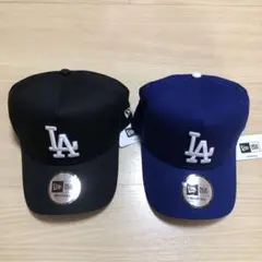 ニューエラ　9FORTY Aフレーム　キャップ ブラック　ブルー2点セット