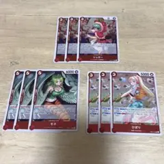 ワンピースカード　ONE PIECE ひばり　シュガー　モネ　r ヒロインズ