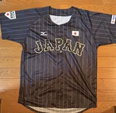 Mizuno 侍ジャパン 日本代表 野球ユニフォーム L 紺　ネイビー ミズノ