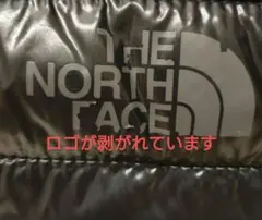 THE NORTH FACE ブラックショルダーバッグ【ロゴの剥がれ】