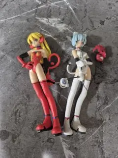 新品　ネコミミ綾波レイ & モンキーアスカ エヴァンゲリオン グリムロック 美品】ネコミミ綾波レイ & モンキーアスカ エヴァンゲリオン