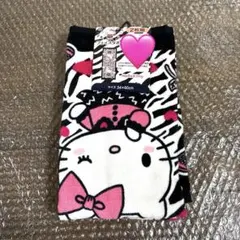 【しまむら購入品】Hello Kitty フェイスタオル 2枚組 ゼブラ柄のサムネイル