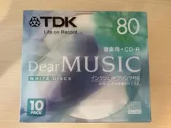【新品未使用品】　TDK Dear MUSIC 10PACK CD-R