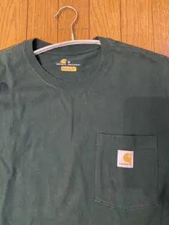 Carhartt グリーン 長袖Tシャツ M