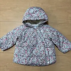 baby GAP 花柄フード付きダウンコート 18-24ヶ月