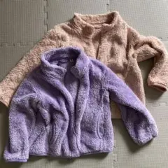 UNIQLO ファーリーフリースジャケット　2枚セット110&120