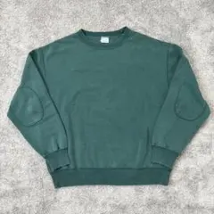Champion クルーネックスウェットシャツ グリーン M