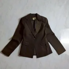 POSITION レディースジャケット　ブラウン　シングルボタン