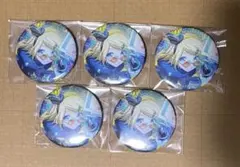プロセカ　鏡音リン　グリッター缶バッジ40B 5点セット