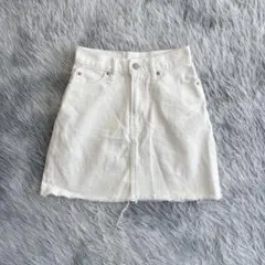 【RODEO CROWNS】デニムミニスカート 切りっぱなし コットン100%のサムネイル