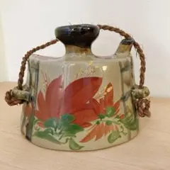 ダチビン　酒器 Amazon.co.jp: 沖縄やちむん抱瓶“ダチビン” 酒器 一輪挿し陶器