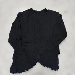 コットンレースシャツ リリーブラウン