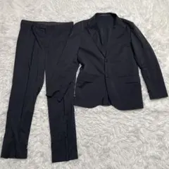 ユニクロ　感動ジャケット　スリムフィット　ダークネイビー　M