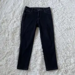 CLOSSHI PREMIUM ブラック スキニーデニム ストレッチ