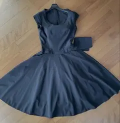 FOXEY ブラック ノースリーブワンピース　サイズ40