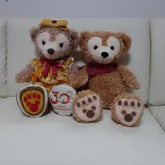 サワグラス付ダッフィーとシェリーメイセット 30周年(シェリーメイのみ)