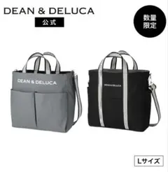 DEAN & DELUCA トートバッグ Lサイズ グレー ブラック