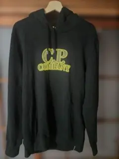 C.P. Company ブラック パーカー XLサイズ プリント
