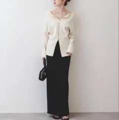 25ss NOBLE コンフォートジャージーライクタイトスカートのサムネイル