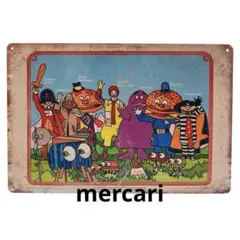 マクドナルド 1981年　身長計　ポスター 看板 サイン ビンテージ　USA製 マクドナルド 1981年 身長計 ポスター 看板 サイン ビンテージ