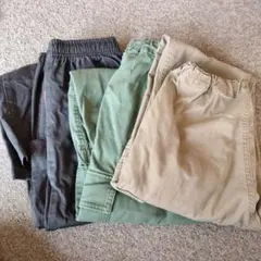 キッズカーゴパンツ 3本セット　150