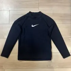 Nike長袖 ラッシュガード XS (130cm)BLACK