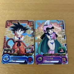 スーパードラゴンボールヒーローズ 孫悟空・少年期 チチ セット SDBH UGM7弾 孫悟空:少年期とチチ:少女期 2枚セット - メルカリ