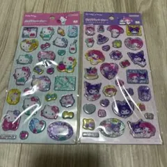 サンリオ　シール　ラメきらクリスタル　2セット