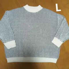 ストライプ　　セーター
