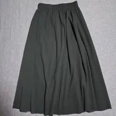 黒ロングスカート　ロング　スカート　フレア