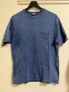 Levi's デニムブルー Tシャツ 左胸ポケット付きのサムネイル