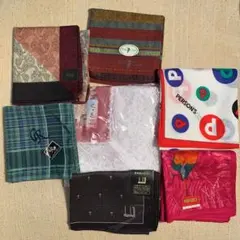 【 ブランド ハンカチ 7枚 セット 】まとめ売り