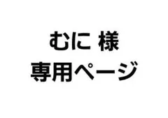 むに 様専用ページ