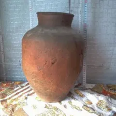 ダークブラウン 睡蓮鉢 。メダカ鉢 。水辺のビオトープ。 高さ70センチ